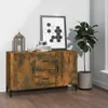 vidaXL Sideboard Räuchereiche 100x36x60 cm Holzwerkstoff Produktbild-Vorschau 1