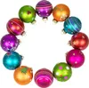 Weihnachtskugeln Happy Xmas | Ø 6 cm | 12 Stück | Glas | Produktbild-Vorschau 4