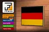Holzschild Flagge Deutschlands 18x12 cm Retro Flag Germany Produktbild-Vorschau 3