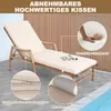 Avestar Sonnenliege, verstellbare Rückenlehne mit Kissen, Produktbild-Vorschau 4