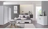Ensemble lit COMO 160x200 avec sommier et chevets – Blanc – Voir les images du produit 1