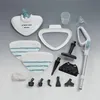 A collection of steam mop accessories laid out on a plain background. Náhled obrázku produktu