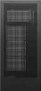 A black computer tower case with a perforated front panel. Anteprima dell’immagine prodotto