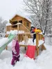 4iQ Spielhaus Hubert Gartenhaus aus Holz 226,5x176x272 cm Produktbild-Vorschau 6