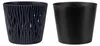 Anthracietkleurige bloempot met binnenpot Sandy Round Productafbeelding-voorbeeld 4