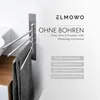 ELMOWO - Edelstahl Handtuchhalter ohne Bohren 4-armig - Produktbild-Vorschau 2