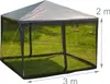 Moskitonetz für 3x3 Pavillon Produktbild-Vorschau 4