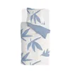 Walra Bettwäsche Simple Leaves Off White / Jeans Blau - Produktbild-Vorschau 5