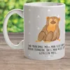 Mr. & Mrs. Panda Kindertasse Affe - Grau Pastell - Produktbild-Vorschau 2