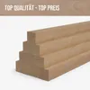 10er-Set Holzleisten - Eiche gehobelt - 40 x 40 x 500 mm Produktbild-Vorschau 5