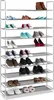 Relaxdays Schuhregal Stoff, HBT: 175,5x100x29 cm, für 50 Produktbild-Vorschau 1