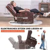 COMHOMA Massagesessel Elektrischer Relaxsessel XL 200kg Produktbild-Vorschau 3