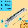 2er Set Futterspender Hühner 50 cm Futterrinne Futtertrog Produktbild-Vorschau 2