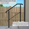 AICA 108x102cm Edelstahl-Treppengeländer, Eingangshandlauf, Produktbild-Vorschau 7