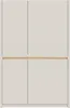 Forte OAK SQUERE Schrank 90 100, eleganter Kleiderschrank Produktbild-Vorschau 2