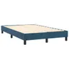 vidaXL Boxspringbett mit Matratze Dunkelblau 120x200 cm Produktbild-Vorschau 5