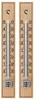 2 Stück Holz Außenthermometer Set -30°C bis 50°C Analog Produktbild-Vorschau 1