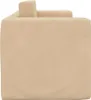 vidaXL Kinder-Schlafsofa 2-Sitzer Creme Weicher Plüsch Produktbild-Vorschau 5