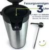 Edelstahl Airport Pumpkanne Thermoskanne Fassungsvermögen 3 Produktbild-Vorschau 6
