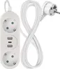Steckdosenleiste – 2 Steckdosen+2×USB-A+1×USB-C, 1,4 m, 1,5 mm2, weiss Produktbild-Vorschau
