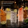 12er Set Longdrinkgläser 375 ml mit edler Schliffoptik Produktbild-Vorschau 6
