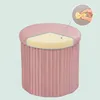 Relaxdays Hocker van fluweel, zitbankje met opbergruimte, Productafbeelding-voorbeeld 7