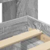 vidaXL Bettgestell mit Stauraum Grau Sonoma 100 x 200 cm Produktbild-Vorschau 7