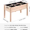 VEVOR vyvýšený záhon drevený sadzač box studený rám výsadba Náhľad obrázku produktu 7