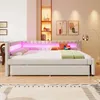 A modern bedroom with a daybed featuring LED lighting. Produktbild-Vorschau