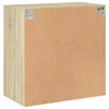 vidaXL Wandschrank mit Glastüren Sonoma-Eiche 68x37x68,5 cm Produktbild-Vorschau 9