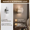 charlique® Wandleuchte innen, weiss, Design Wandlampe Wave Produktbild-Vorschau 8