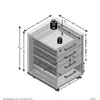 FMD Rollcontainer Calvia Brillantweiß mit Rollen 3012-004 Produktbild-Vorschau 13