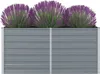 vidaXL Podwyższone łóżko 160 x 80 x 77 cm Stal ocynkowana Podgląd zdjęcia produktu 1