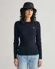 Zopfstrick Rundhalspullover aus Stretch-Baumwolle Produktbild-Vorschau 3