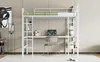 Sweiko hoogslaper, 140x200 cm, metalen bedframe, ijzeren Productafbeelding-voorbeeld 13