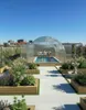A rooftop garden with a covered swimming pool. Produktbild-Vorschau