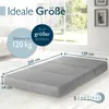 Beautissu Premium XL Klappmatratze Gästebett faltbar inkl. Produktbild-Vorschau 4