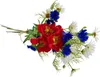 Blumenstrauß aus weißen Gänseblümchen mit Mohn 70 cm Produktbild-Vorschau 4