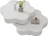 Sweiko 74.8x67.5x31cm Table basse en forme de fleur, Voir les images du produit 13