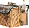 CampFeuer Picknickkorb 4 Personen mit Geschirr-Set und Produktbild-Vorschau 5