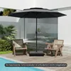 Parasol ogrodowy COSTWAY 300 cm, odporny na wiatr, Podgląd zdjęcia produktu 2