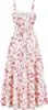 ASKSA Damen Sommer y aermellos Spaghettitraeger Boho Blumen Produktbild-Vorschau 2