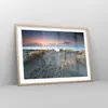 Gerahmtes Poster - Rahmen in heller Eiche - Strand Sand Produktbild-Vorschau 8