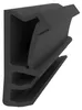 Flügelfalzdichtung 10 mm Falzhöhe - Schwarz - 10cm Muster - Produktbild-Vorschau 1
