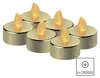Velas LED doradas, juego de 6, velas sin llama con efecto Vista previa de la imagen del producto 6
