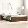 A bedroom scene with a bed, nightstand, and lamp. Produktbild-Vorschau