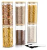 Arendo Vorratsgläser, Glasbehälter-Set 6x 1,5L Borosilikat, Produktbild-Vorschau 1