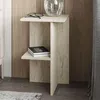 CALICOSY - Table de chevet carrée avec étagère H60 cm - Voir les images du produit 4