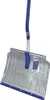 A snow shovel with a blue handle and a silver blade, shown against a white background. Produktbild-Vorschau
