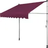Klemmmarkise 200x130cm Bordeaux Balkonmarkise Sonnenschutz Produktbild-Vorschau 7